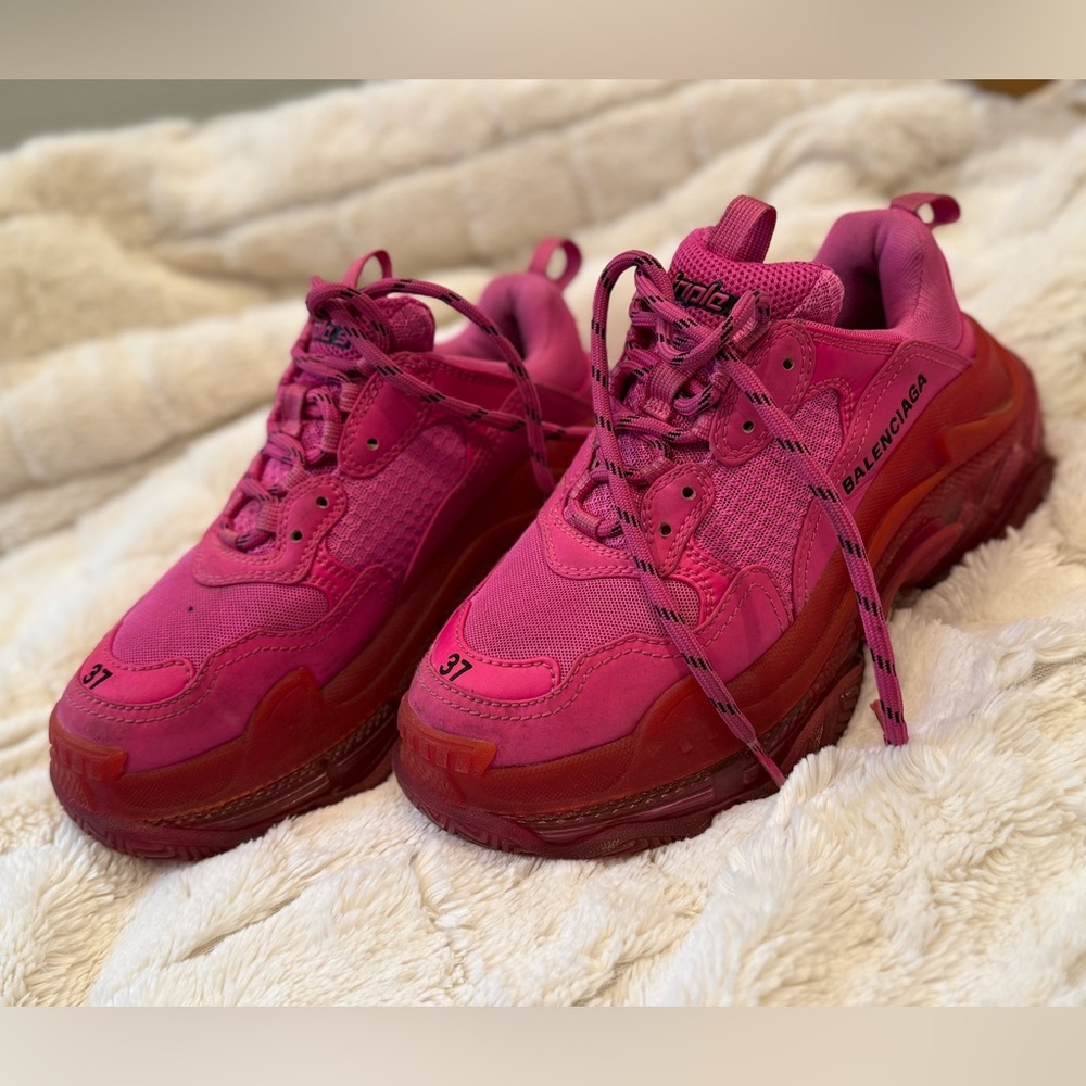 Balenciaga Women's Bold Fuchsia Sneakers